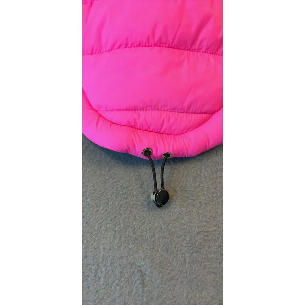 Pink Dog Puffer Vest Size M